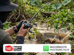 Seorang_Pemancing_Sedang_Melakukan_Strike_Ikannya